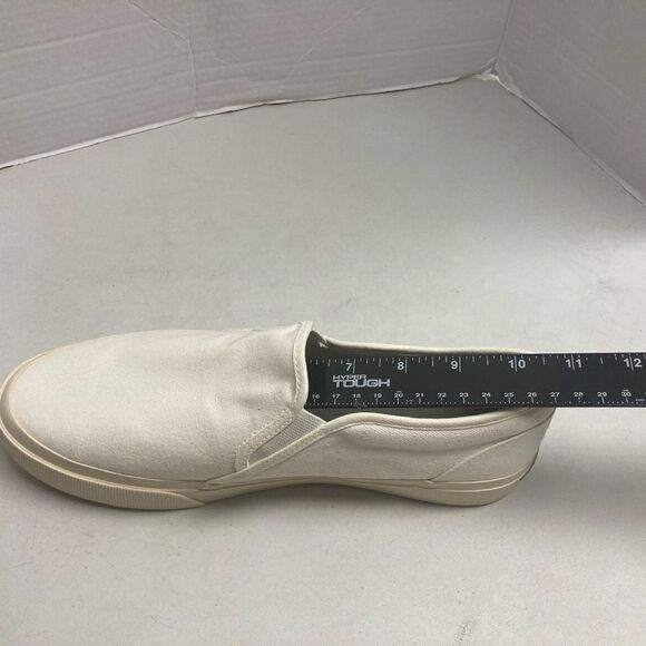 EVERLANE Unisex Slip On Sneakers Size Female 11 Men 9.5 White New With Defects - Picture 10 of 11